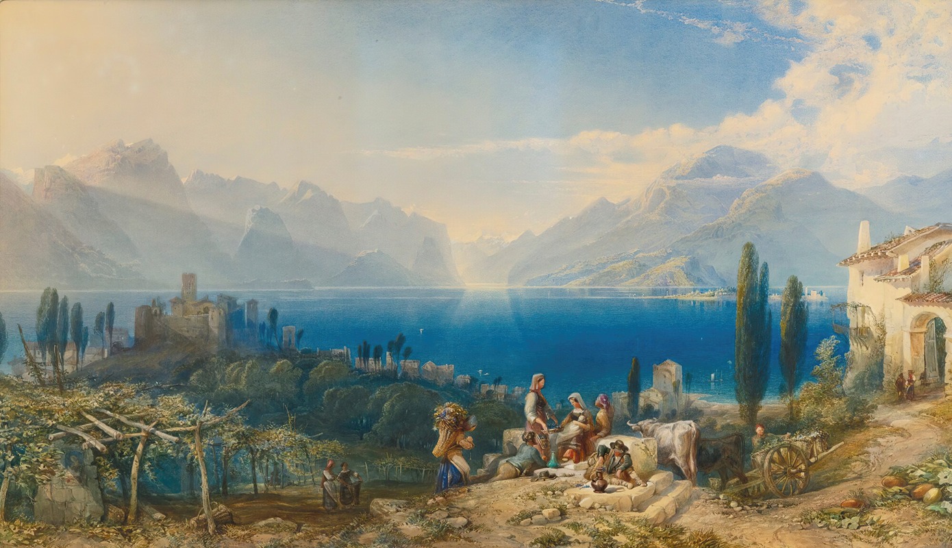 William Collingwood Smith - Lago Di Garda