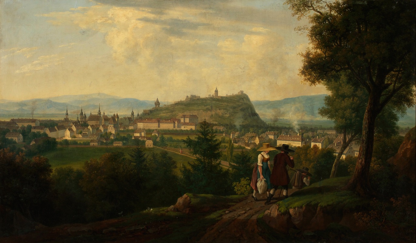 Alois von Saar - Graz mit Schlossberg