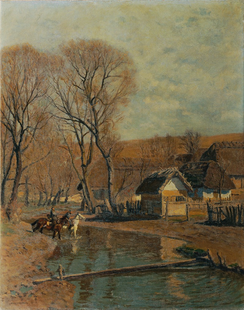 Anton Hans Karlinsky - Vorfrühling in Ostgalizien