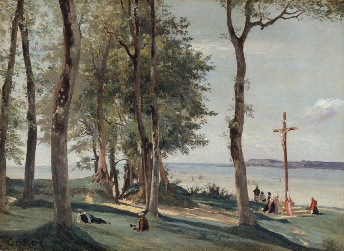 Jean-Baptiste-Camille Corot - Honfleur; Calvary