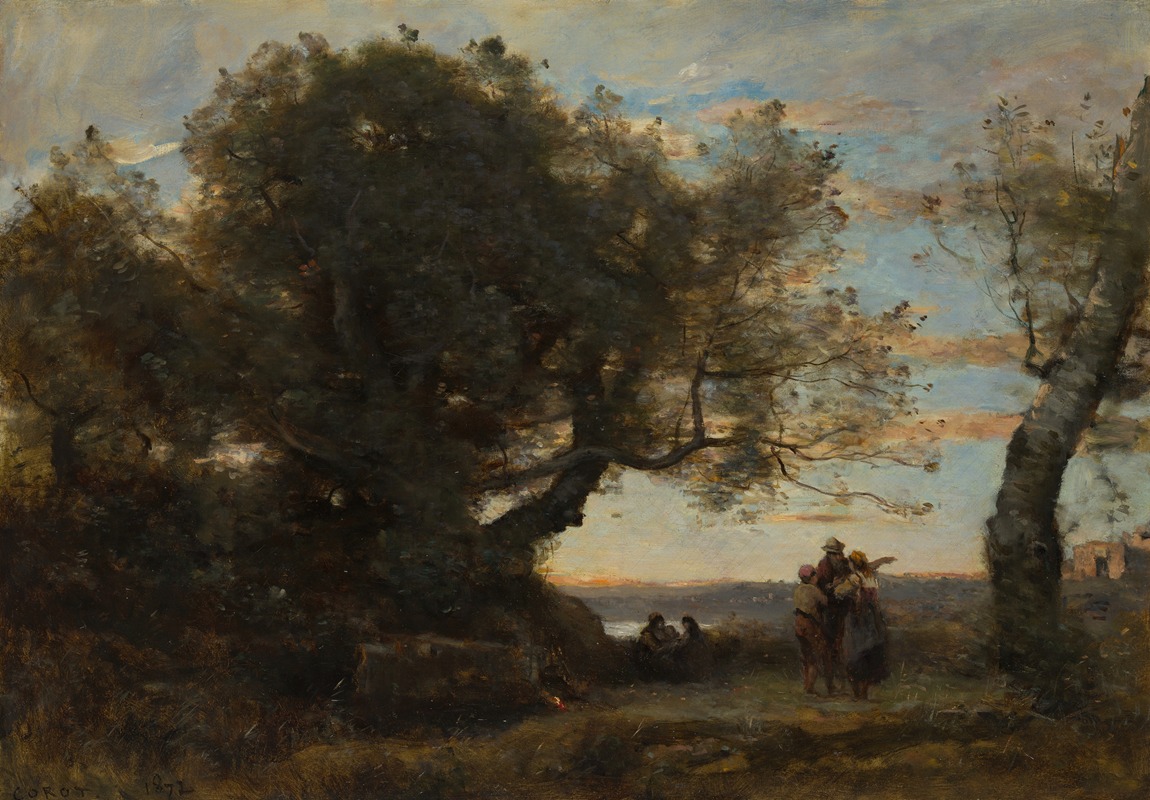 Jean-Baptiste-Camille Corot - The Gypsies