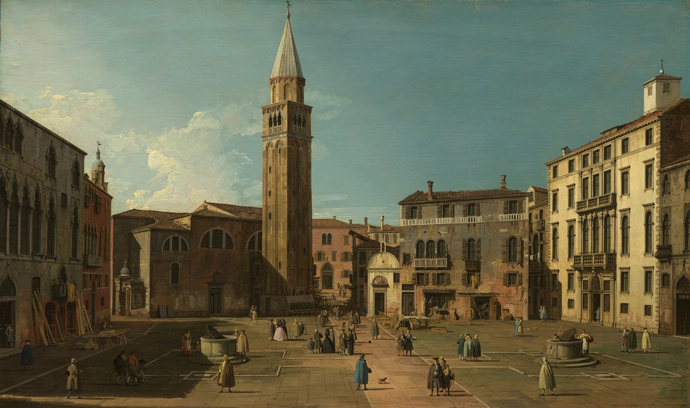 Canaletto - Campo Sant’Angelo, Venice