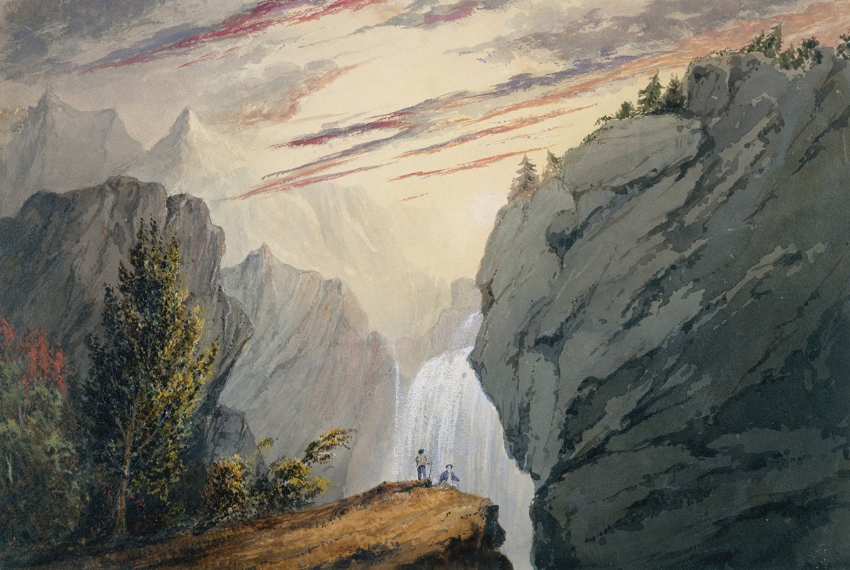 David Claypoole Johnston - At the Waterfall