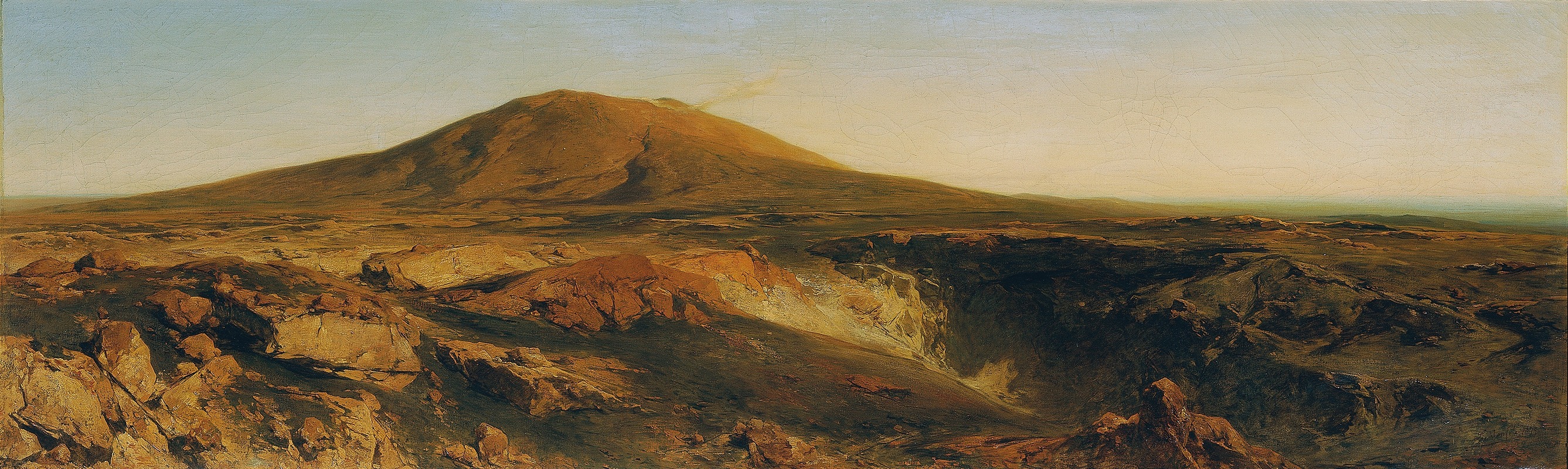 Eduard Peithner von Lichtenfels - Der Gipfel des Ätna 1878
