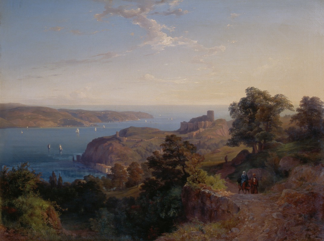 Emanuel Stöckler - Die Mündung des Bosporus (Yoros Kalesi)