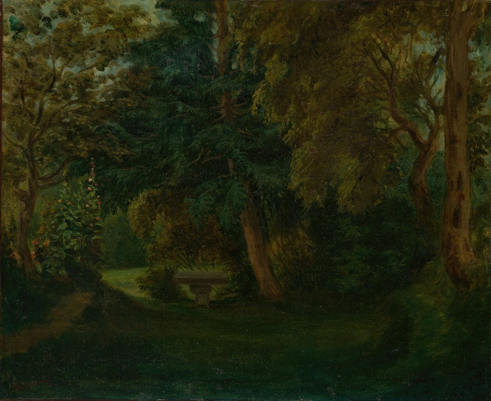 Eugène Delacroix - George Sand’s Garden at Nohant