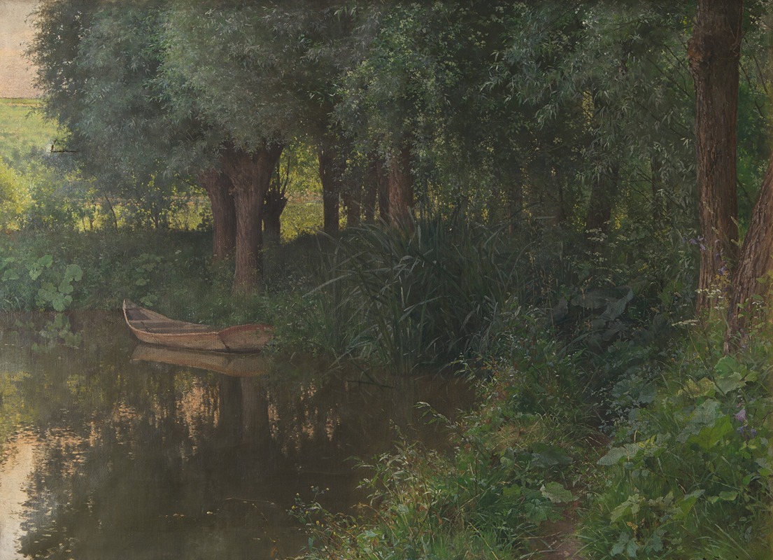 František Slabý - Der Teich