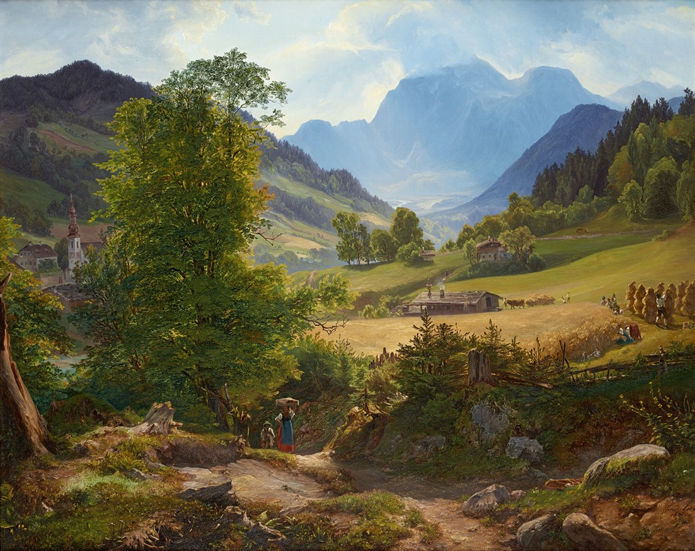 Friedrich Loos - Die Ramsau bei Berchtesgaden