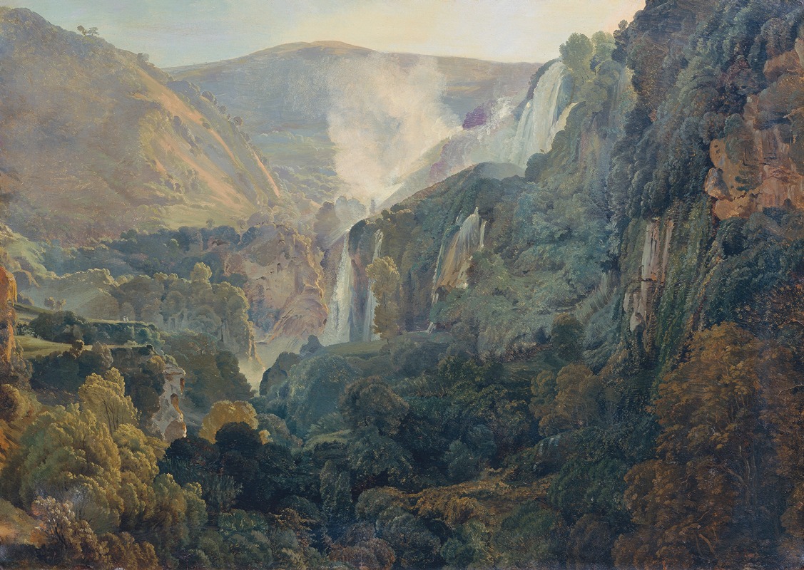 Friedrich von Nerly - Die Wasserfälle von Terni