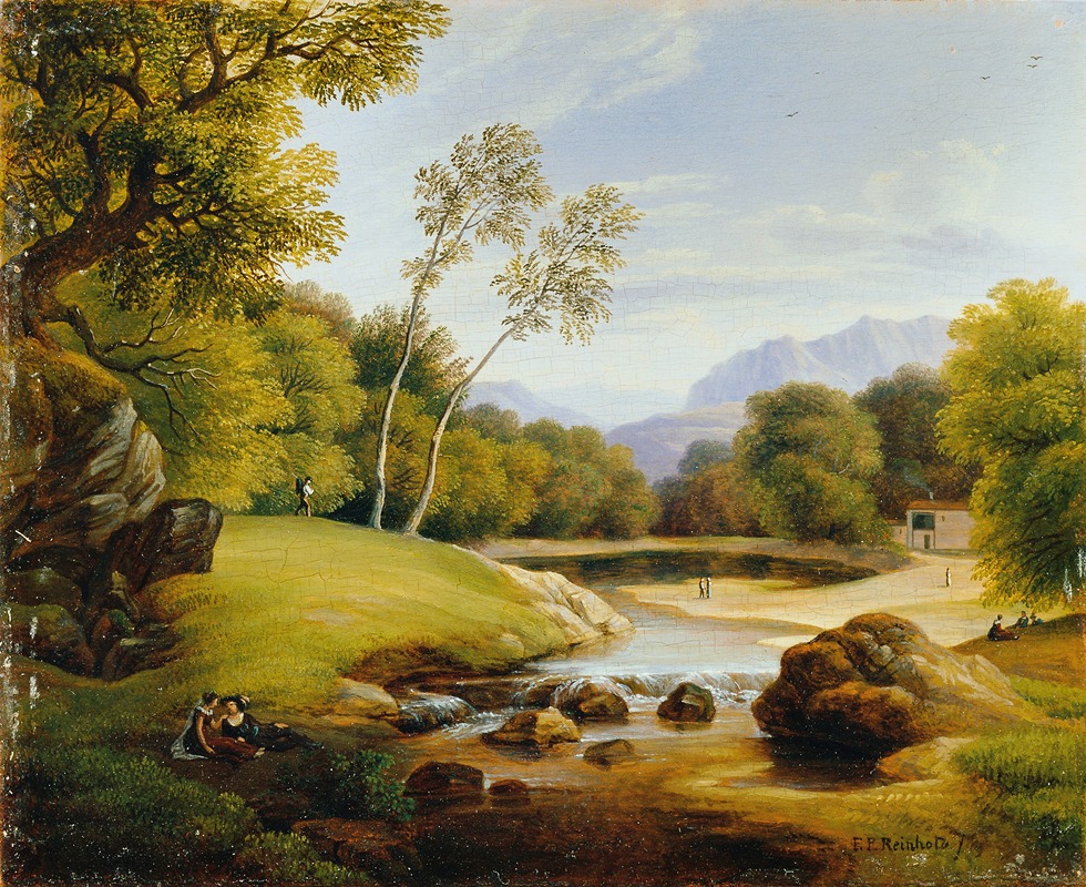 Friedrich Philipp Reinhold - Paar in Landschaft