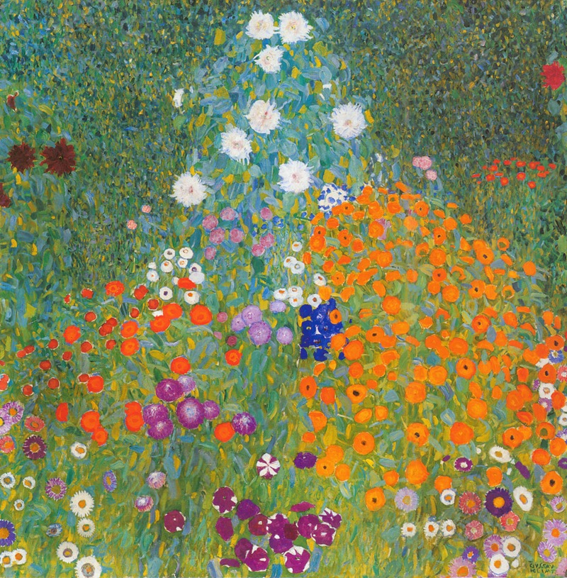 Gustav Klimt - Cottage Garden