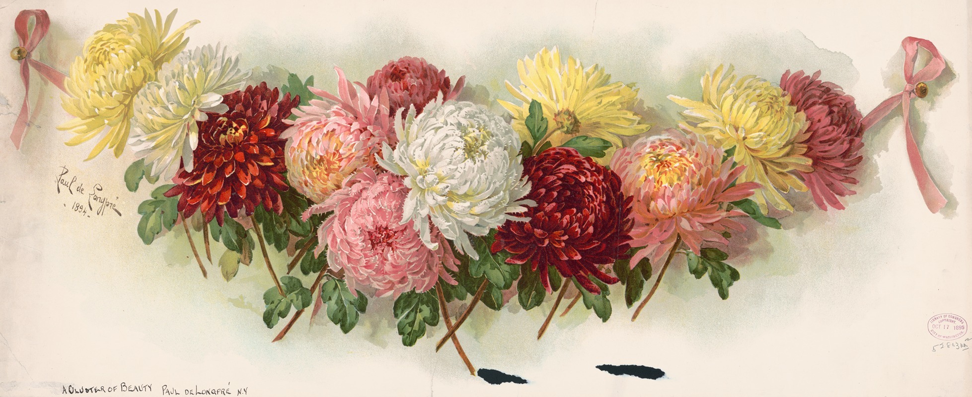 Paul de Longpre - A cluster of beauty