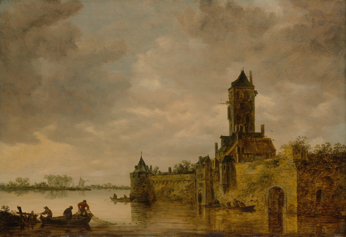 Jan van Goyen - Castle by a River