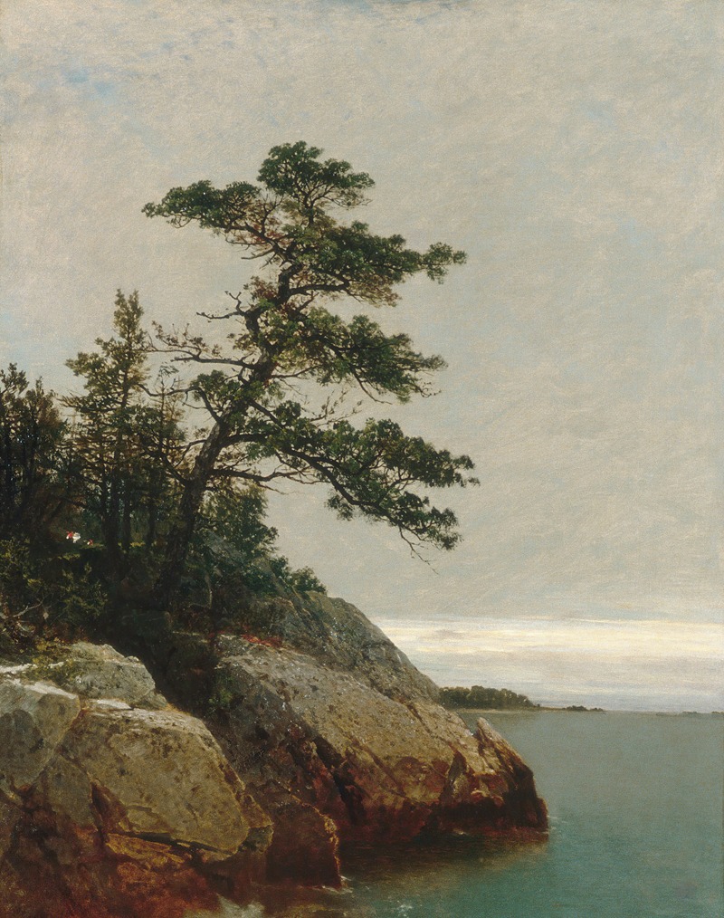 John Frederick Kensett - The Old Pine, Darien, Connecticut
