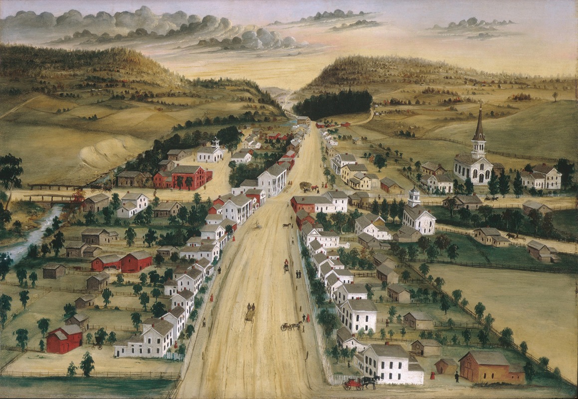 Joseph H. Hidley - View of Poestenkill, New York