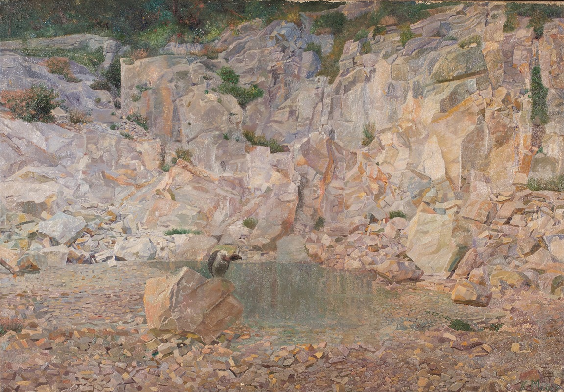 Karl Mediz - Der Geier im Felsengestein