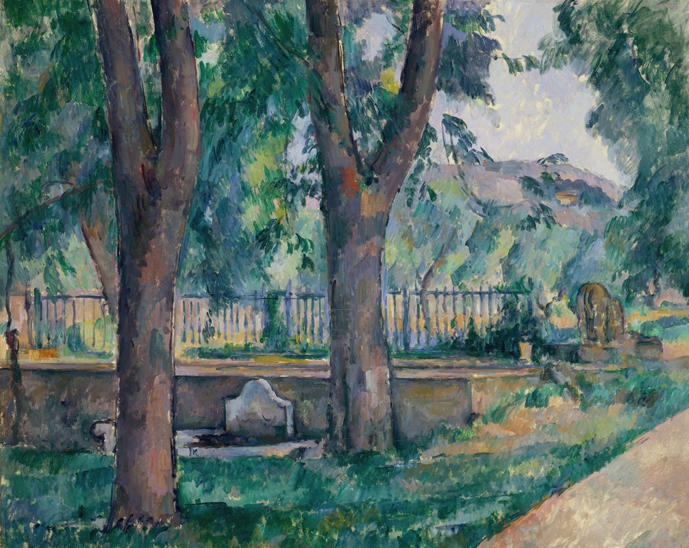 Paul Cézanne - The Pool at Jas de Bouffan