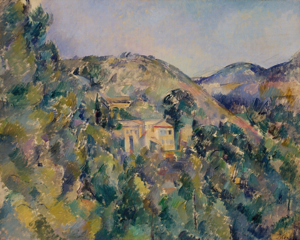 Paul Cézanne - View of the Domaine Saint-Joseph