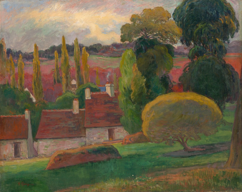 Paul Gauguin - A Farm in Brittany