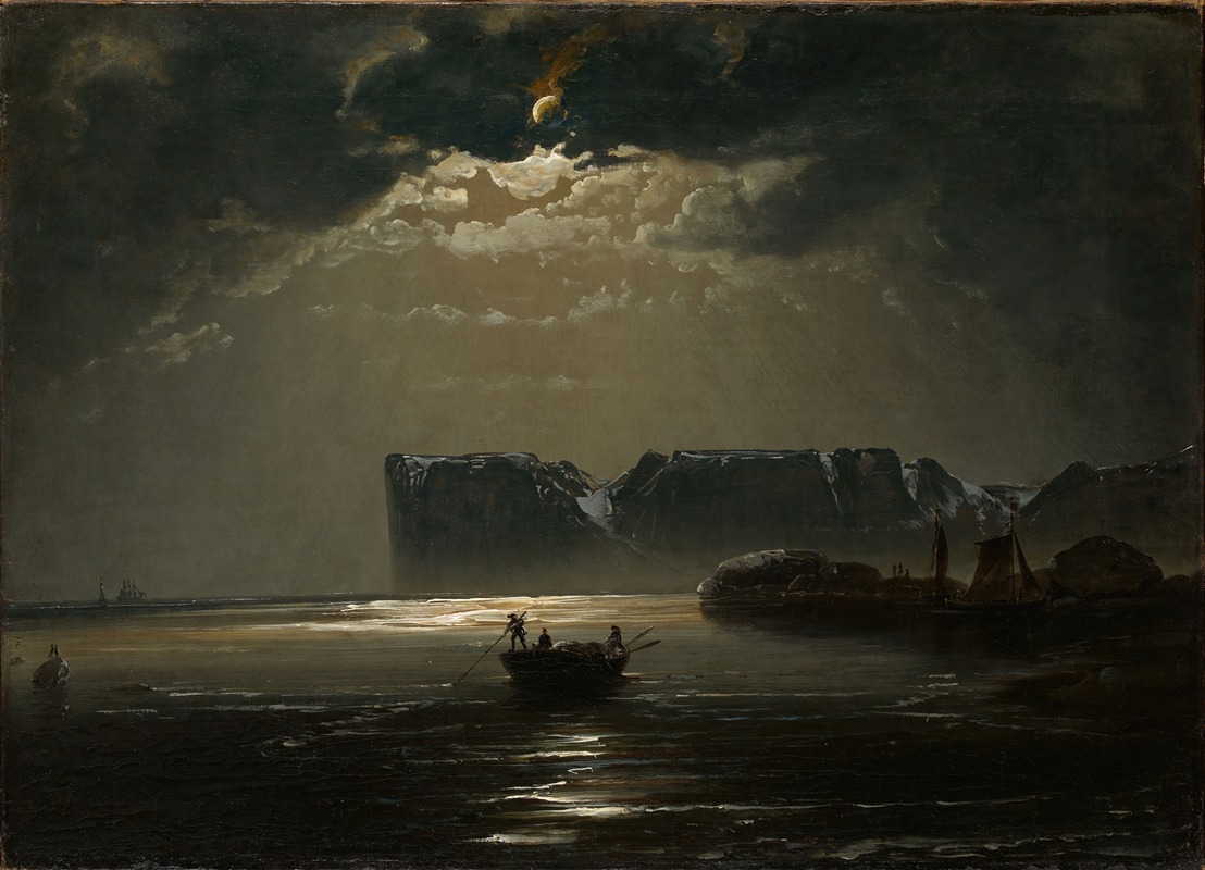 Peder Balke - The North Cape by Moonlight