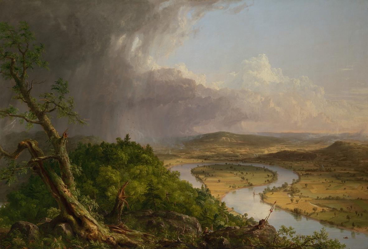 Thomas Cole - View from Mount Holyoke, Northampton, Massachusetts, after a Thunderstorm—The Oxbow
