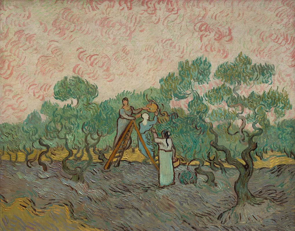 Vincent van Gogh - Women Picking Olives