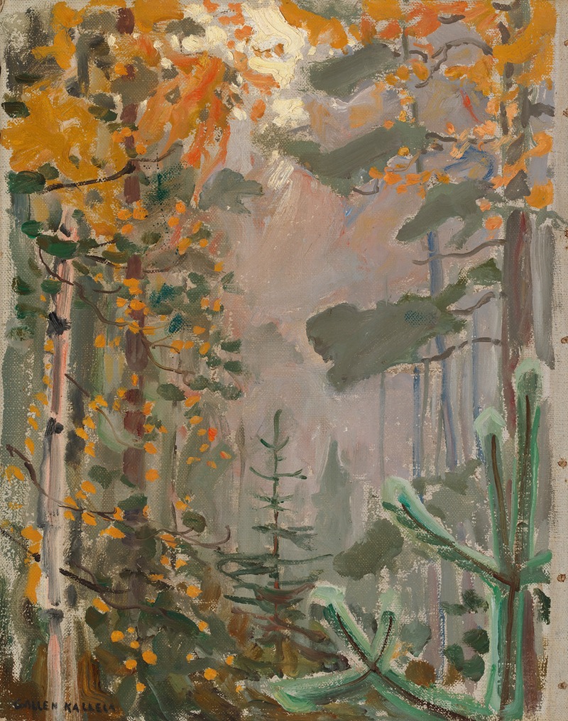 Akseli Gallen-Kallela - Autumn Landscape