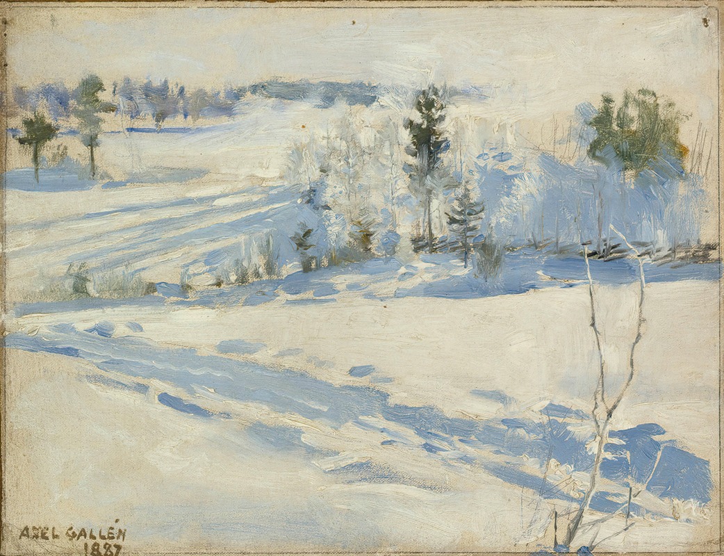 Akseli Gallen-Kallela - Winter Landscape
