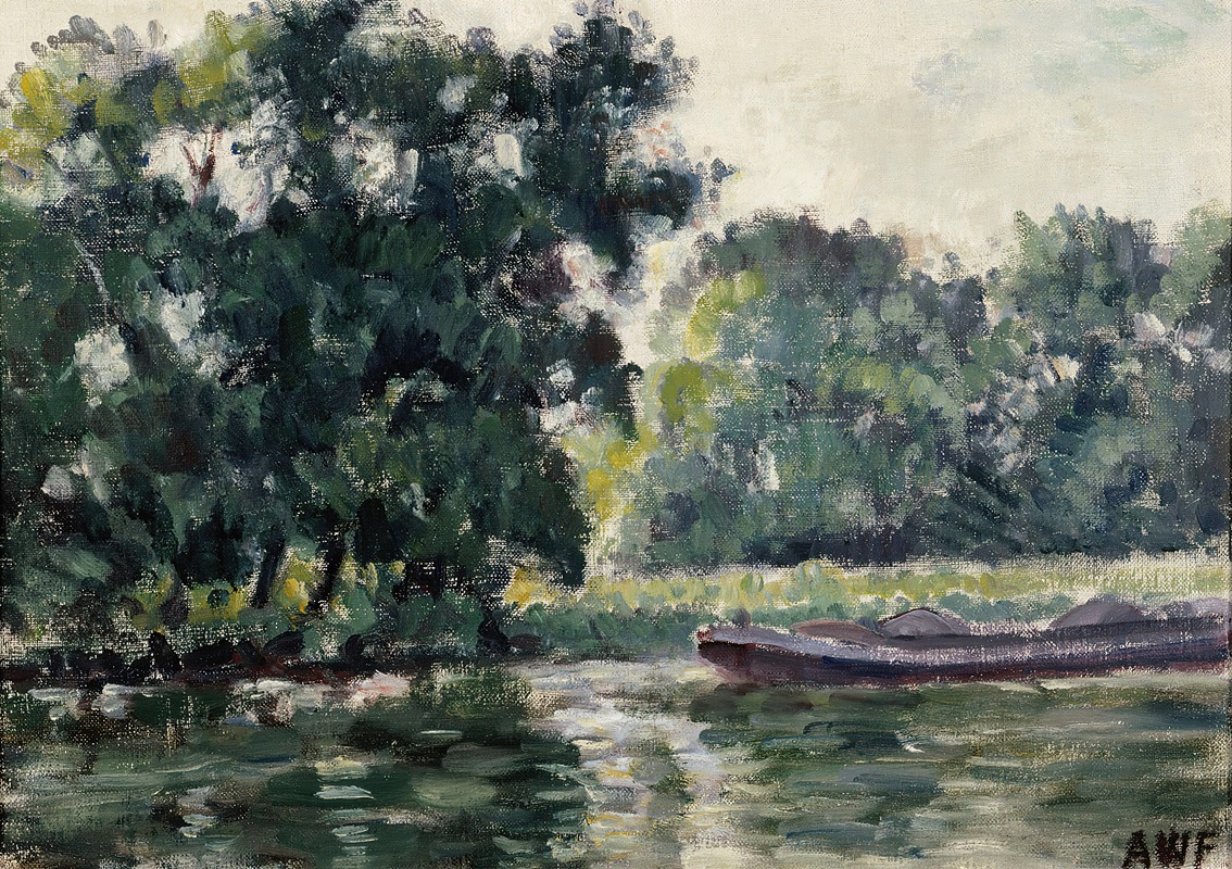 Alfred William Finch - Richmond, a River Landscape