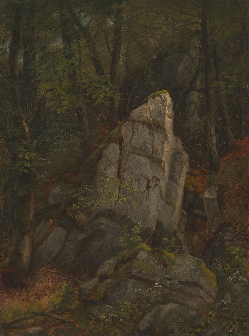 Asher Brown Durand - Study of Rocks in Pearson’s Ravine