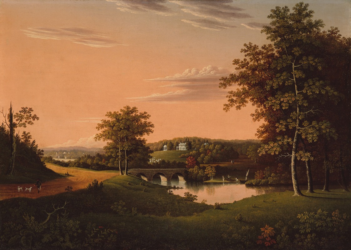 Point Breeze, the Estate of Joseph Bonaparte Bordentown, New Jersey by Charles - Artvee