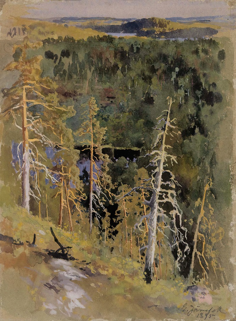 Eero Järnefelt - Forest Landscape