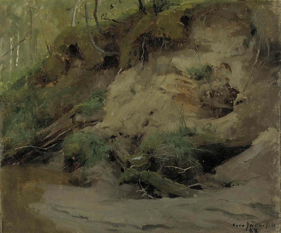 Eero Järnefelt - Forest with a Sandy Slope