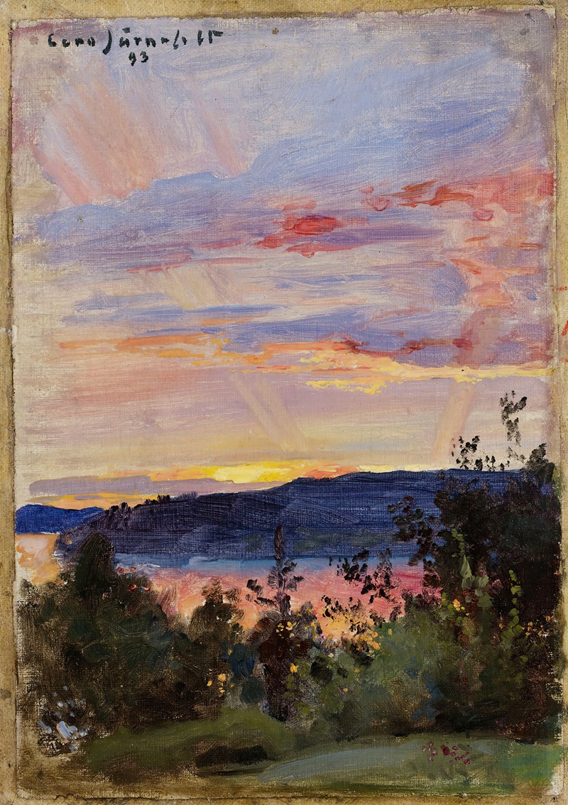 Eero Järnefelt - Sunset