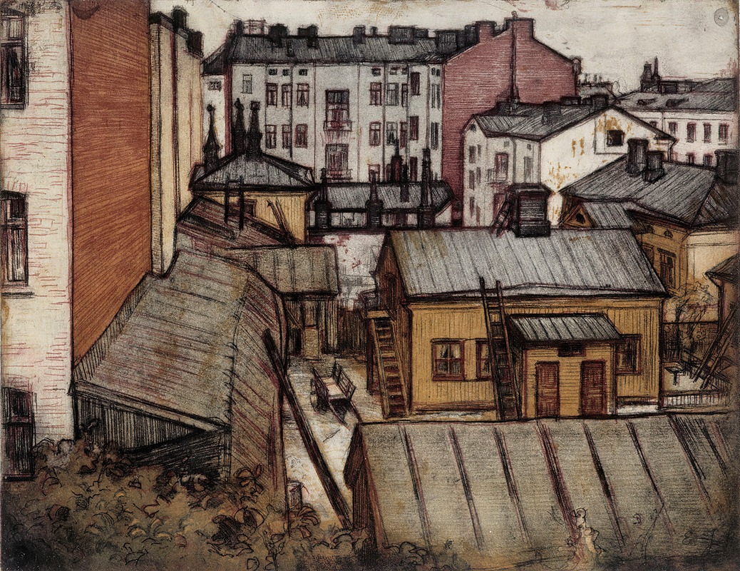 Eero Järnefelt - View from the Artist’s Bernhardinkatu Home