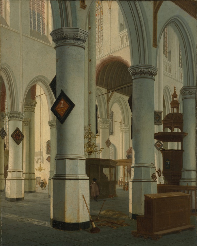 Hendrick Cornelisz. van Vliet - Interior of the Oude Kerk, Delft