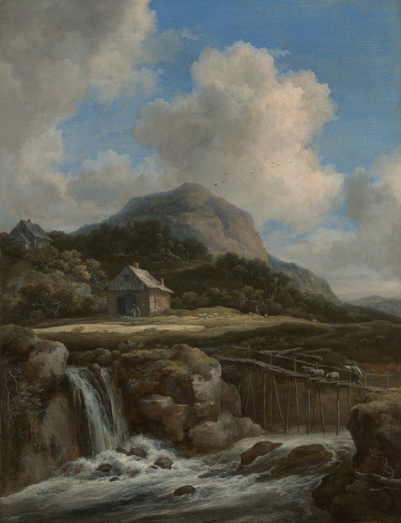 Jacob van Ruisdael - Mountain Torrent