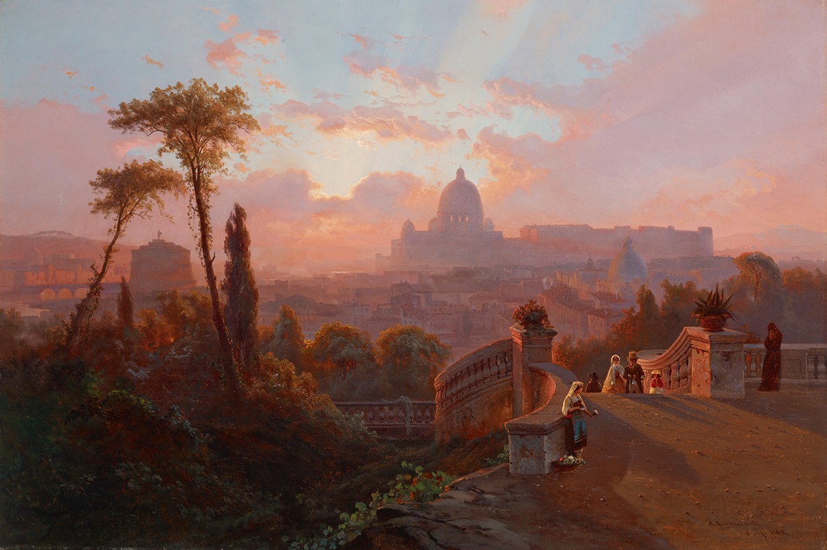 Johann Hermann Carmiencke - View of Rome