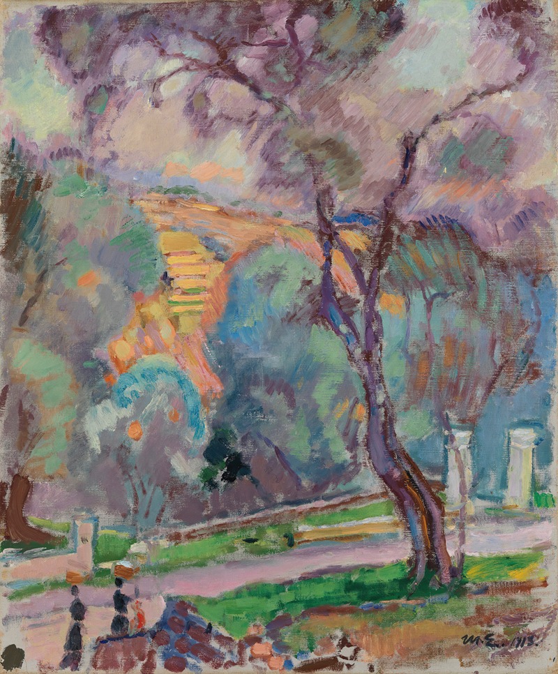 Magnus Enckell - Park View from San Remo