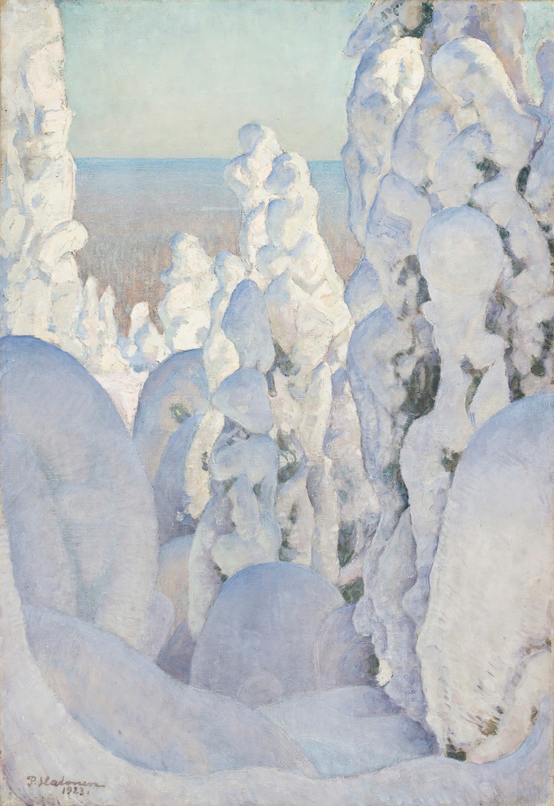 Pekka Halonen - Winter Landscape, Kinahmi