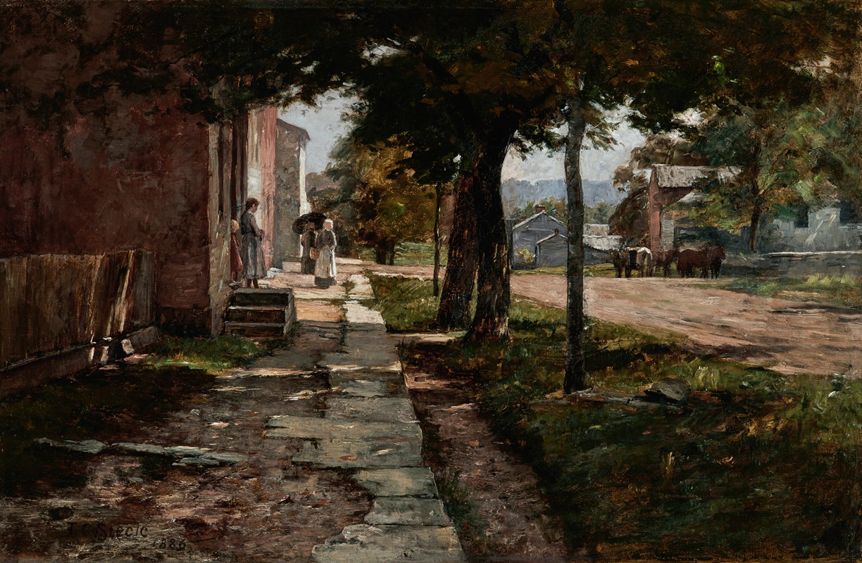 Theodore Clement Steele - Street in Vernon