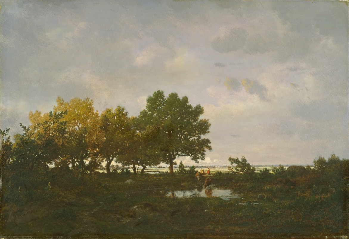 Théodore Rousseau - The Pond (La Mare)