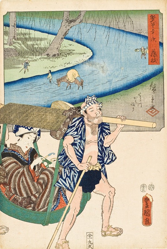 Utagawa Kunisada (Toyokuni III) - Fujieda