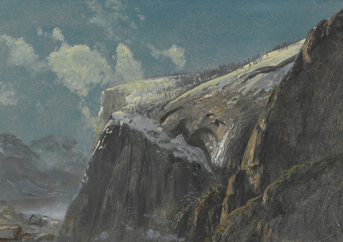 Albert Bierstadt - Above the timberline