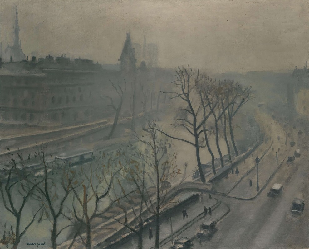 Albert Marquet - Paris, Le Quai Des Grands Augustins, Crépuscule