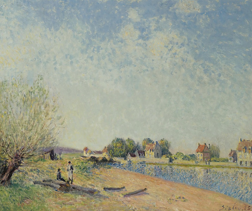 Alfred Sisley - Le Canal Du Loing À Saint-Mammès