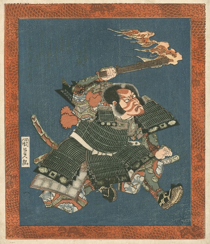 Utagawa Kunisada (Toyokuni III) - Ichikawa Danjūrō VII as I no Hayata