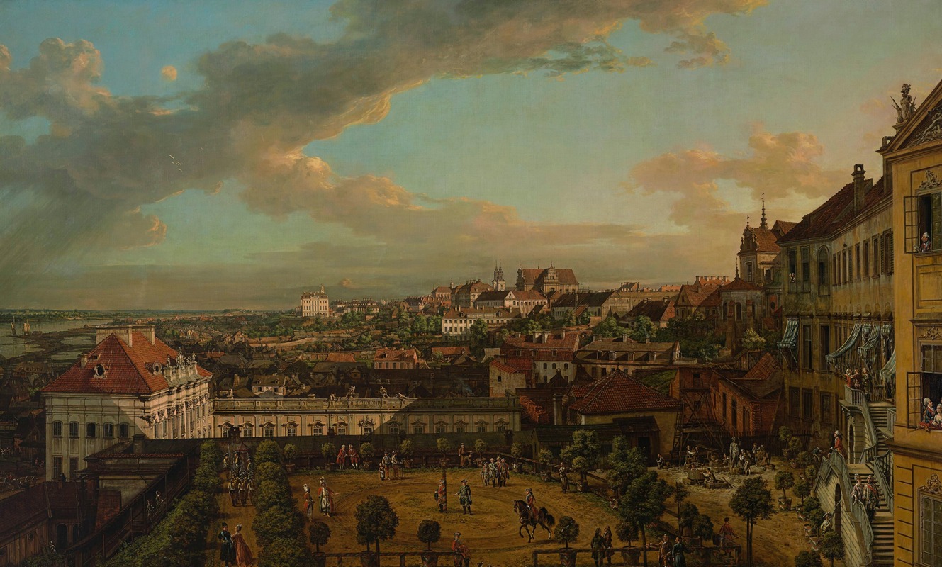 Bernardo Bellotto - View of Warsaw from the Terrace of the Royal Castle