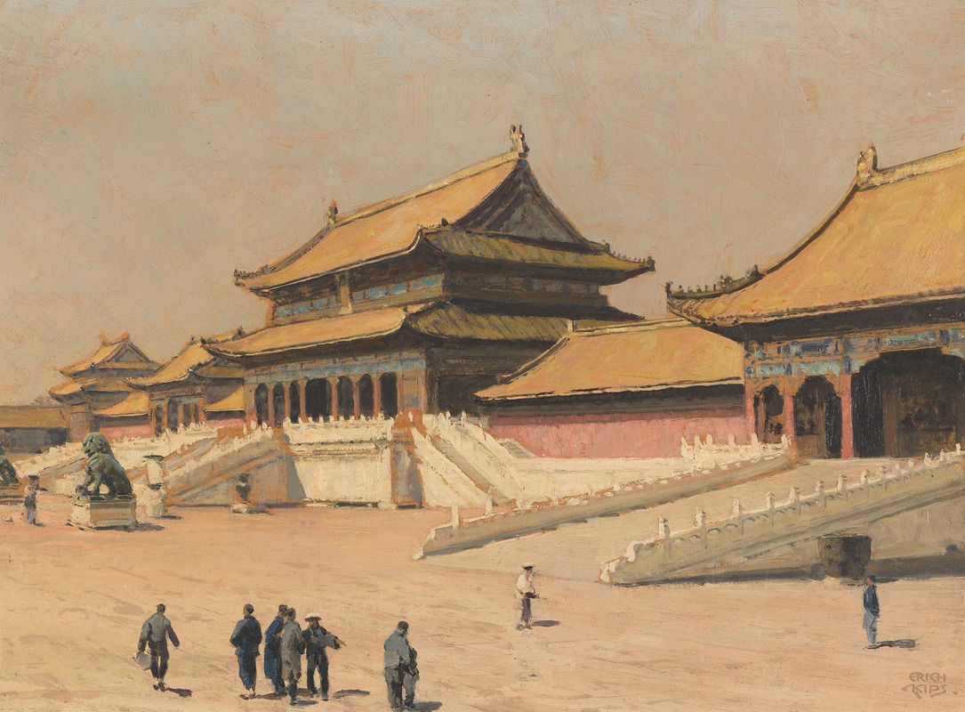 Erich Kips - In the Forbidden City in Beijing