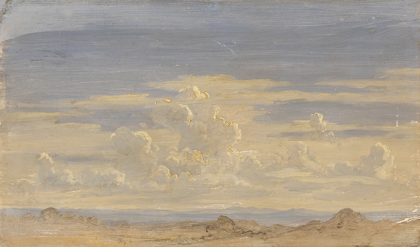 Gustav Friedrich Papperitz - Wolkenstudie